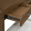 Mulberry Console Table with 2 Storage Ottomans