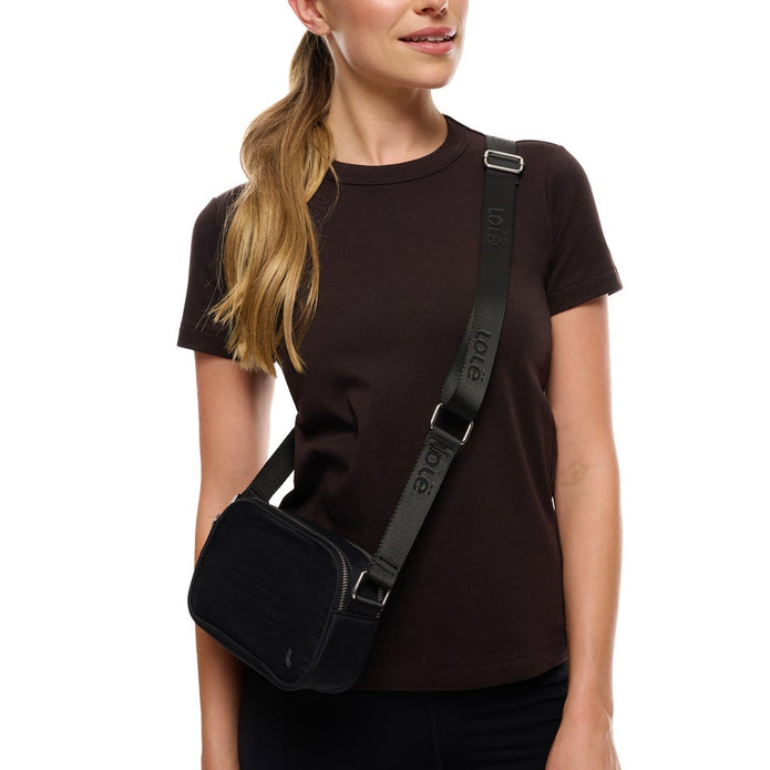 Lolë Crossbody Bag - Black