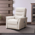 Sealy Amber – Beige Fabric Power Reclining Lift Assist Chair