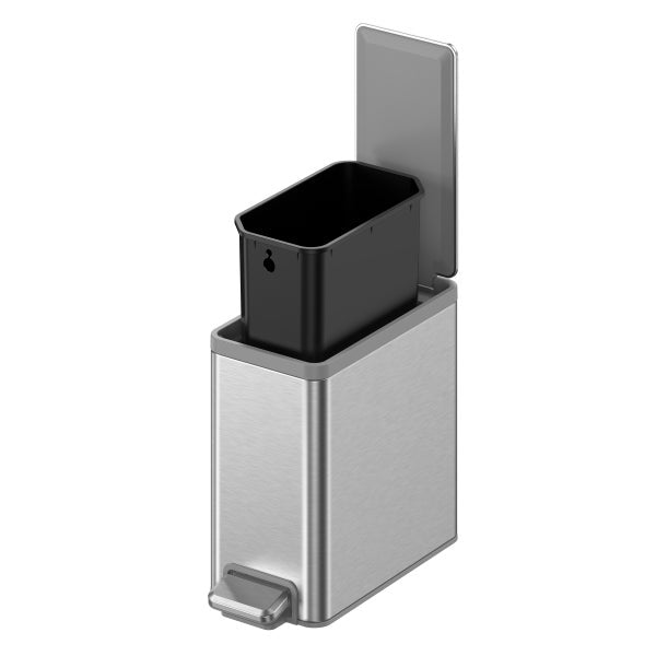 EKO 6.7L Step Trash Can, 2-pack