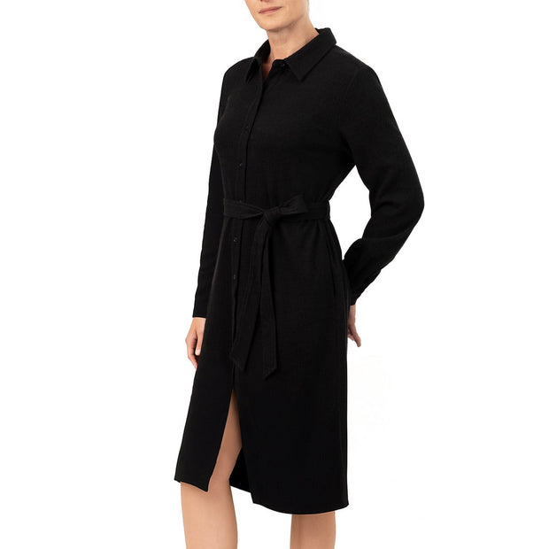 Kersh Women’s Textured Jacquard Long Sleeve Dress