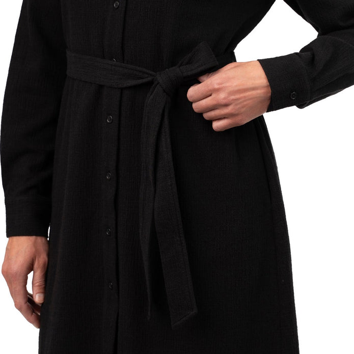 Kersh Women’s Textured Jacquard Long Sleeve Dress