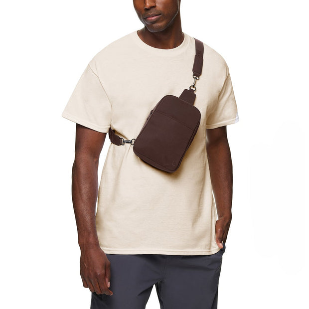 Lolë Unisex Mini Sling Bag - Brown