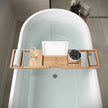 Streamline Bamboo Bathtub Caddy With Expandable Sides