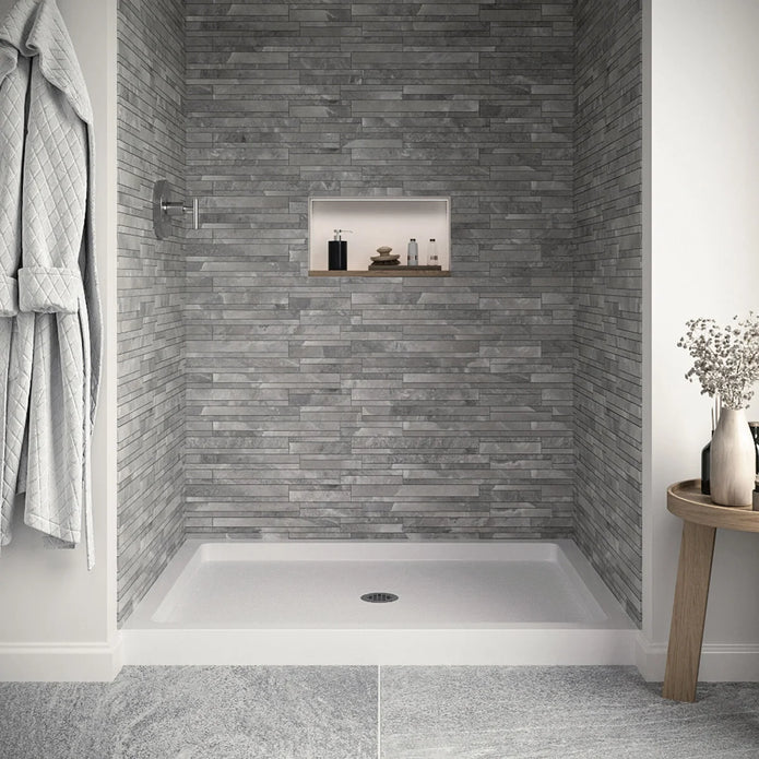 Streamline Acrylic Alcove Shower Base