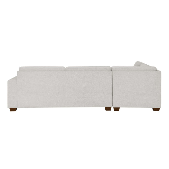 Thomasville Miles Left-hand Facing 3-piece Fabric Sectional with Storage Ottoman