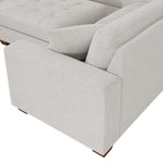 Thomasville Miles Left-hand Facing 3-piece Fabric Sectional with Storage Ottoman