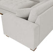 Thomasville Miles Left-hand Facing 3-piece Fabric Sectional with Storage Ottoman