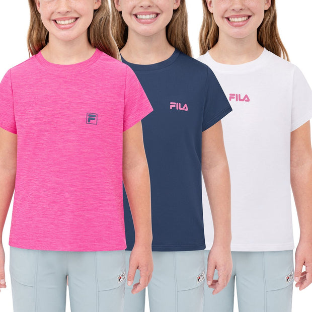 Fila Kids T-Shirts, 3-pack - White