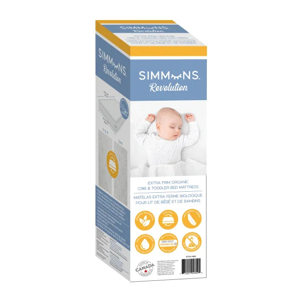 Simmons Revolution Organic Crib and Toddler Bed Mattress