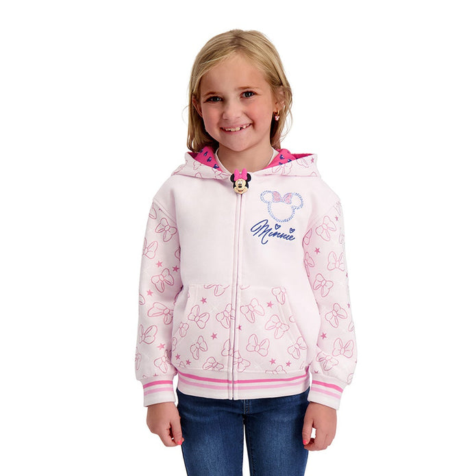 Licensed Kids Full Zip Hoodie - Pink