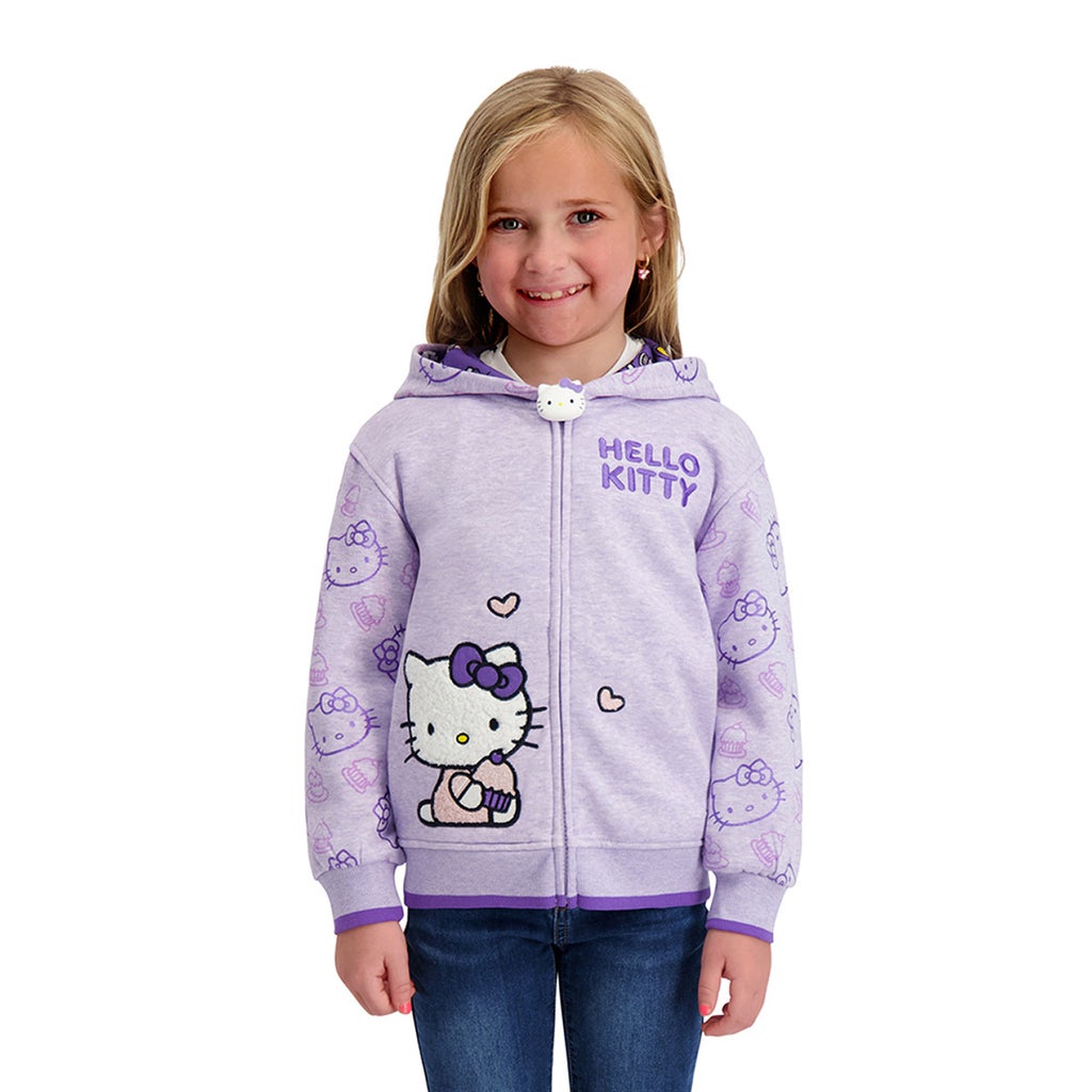 Licensed Kids Full Zip Hoodie - Purple