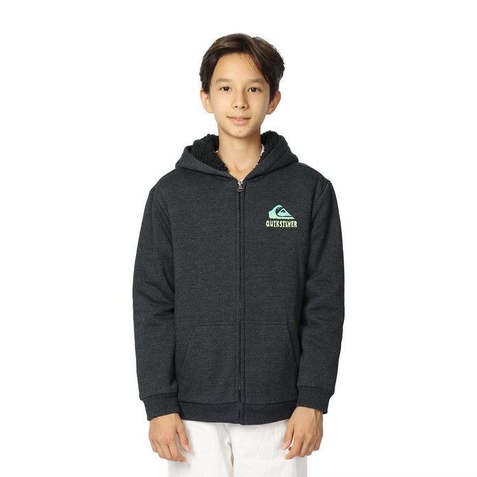 Quiksilver Boys and Roxy Girls Sherpa Lined Hoodie - Black