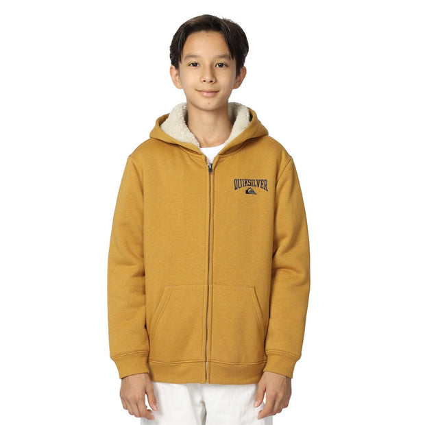 Quiksilver Boys and Roxy Girls Sherpa Lined Hoodie - Tan