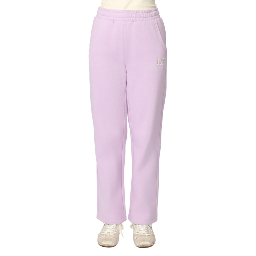 GAP Girls Fleece Wide Leg Pant - Purple