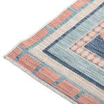 Viana Amalfi Collection Navy Floral Indoor/Outdoor Area Rug