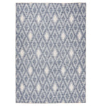 Viana Amalfi Collection Blue Diamonds Indoor/Outdoor Area Rug