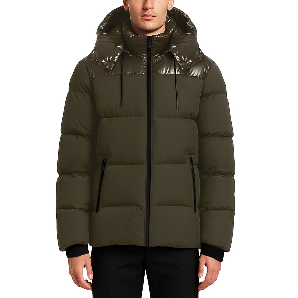 Atelier Noir Men's Puffer Jacket - Green