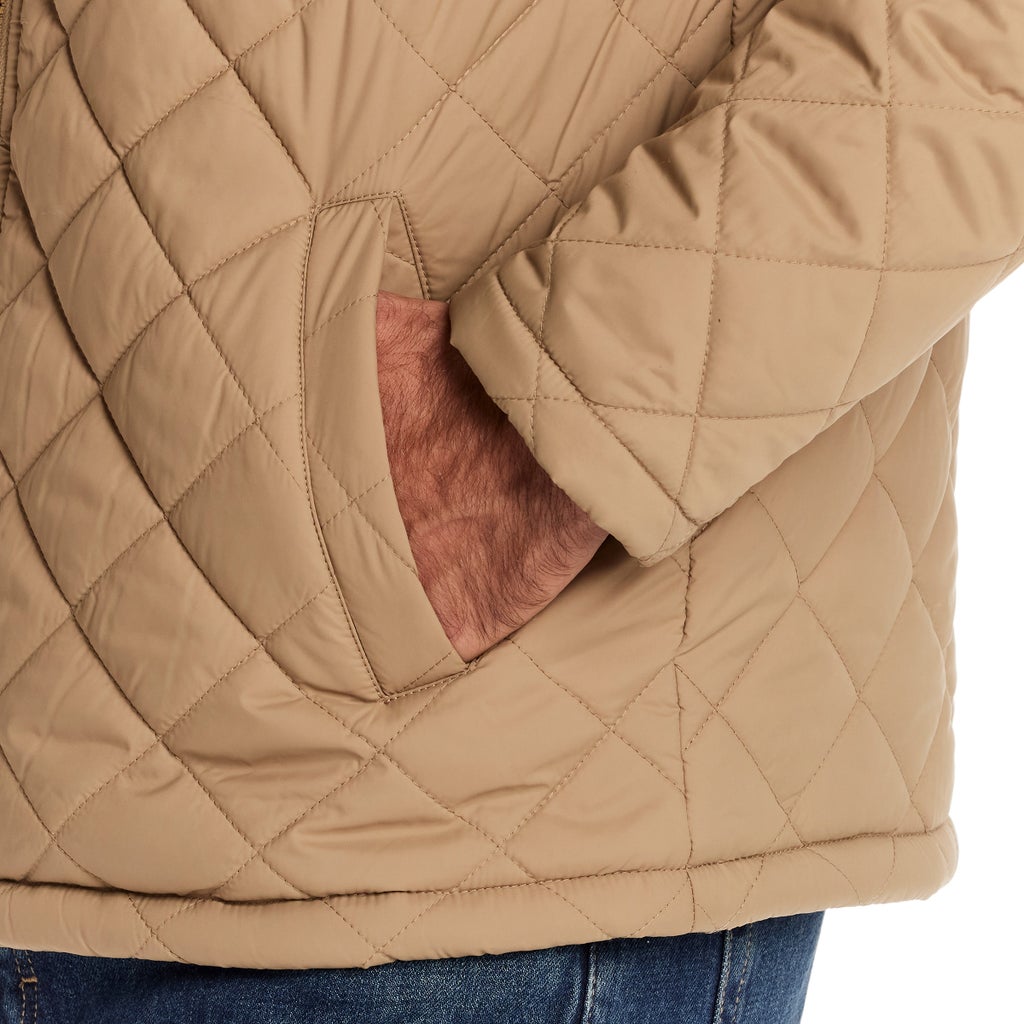 Weatherproof Vintage Men's Flannel Lined Quilted Barn Jacket