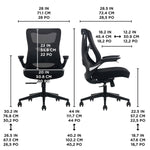 La-Z-Boy Mid-back Mesh Office Chair, Black