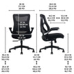 La-Z-Boy Mid-back Mesh Office Chair, Black