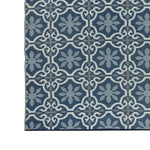 Viana Bahamas Collection Blue Cordoba Indoor/Outdoor Reversible Area Rug