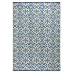 Viana Bahamas Collection Blue Cordoba Indoor/Outdoor Reversible Area Rug