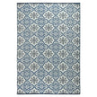 Viana Bahamas Collection Blue Cordoba Indoor/Outdoor Reversible Area Rug