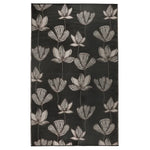Viana Bahamas Collection Midnight Lotus Indoor/Outdoor Reversible Area Rug
