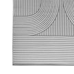 Viana Bahamas Collection Grey Monoline Indoor/Outdoor Reversible Area Rug
