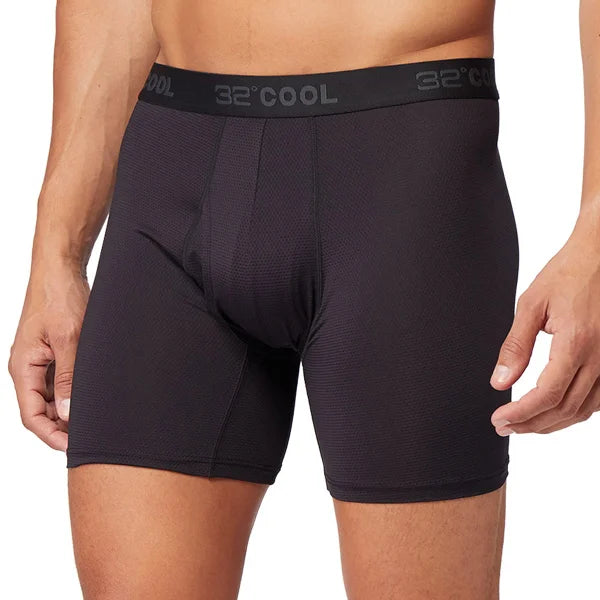 32 Degrees Men’s Comfort Mesh Boxer Brief, 6-pack