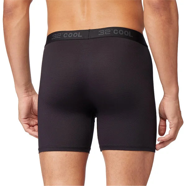 32 Degrees Men’s Comfort Mesh Boxer Brief, 6-pack