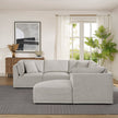 Thomasville 6-piece Modular Fabric Sectional with Ottoman