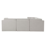 Thomasville 6-piece Modular Fabric Sectional with Ottoman