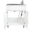 Transform 28 in. All-In-One RTA Laundry Cabinet with Stainless Steel Sink and Faucet
