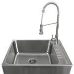 Transform 28 in. All-In-One RTA Laundry Cabinet with Stainless Steel Sink and Faucet