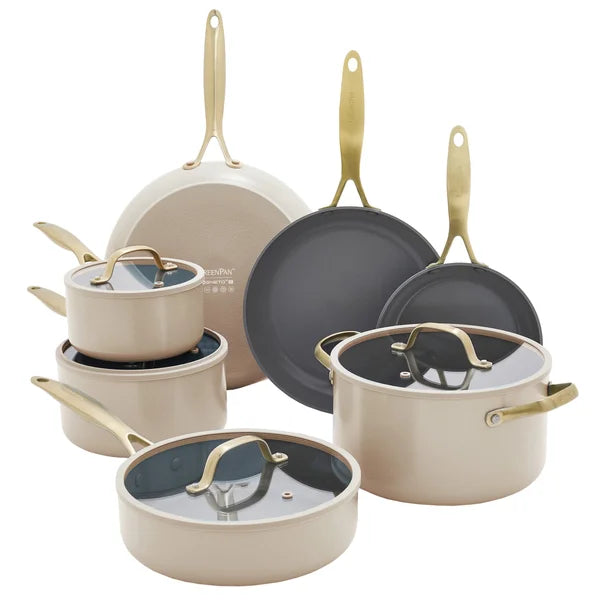 GreenPan Jewel Ceramic Non-Stick Cookware Set, 11-piece