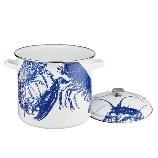 Cuisinart Caskata Enamel on Steel Stockpot with Cover, 15 L (16 qt.)