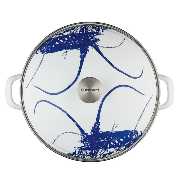 Cuisinart Caskata Enamel on Steel Stockpot with Cover, 15 L (16 qt.)