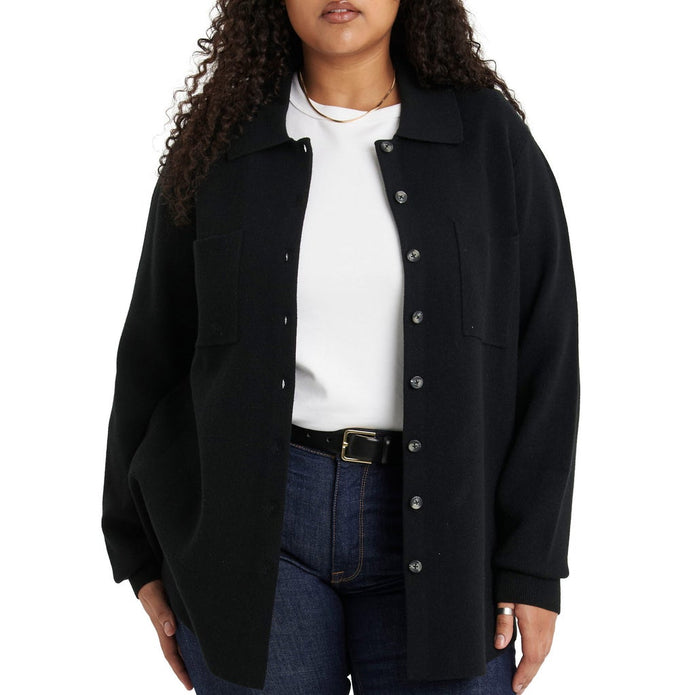 Como Vintage Women's Knit Shirt Jacket