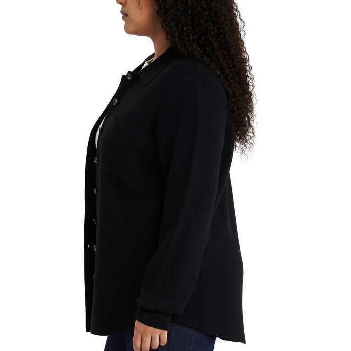 Como Vintage Women's Knit Shirt Jacket