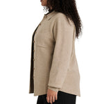 Como Vintage Women's Knit Shirt Jacket