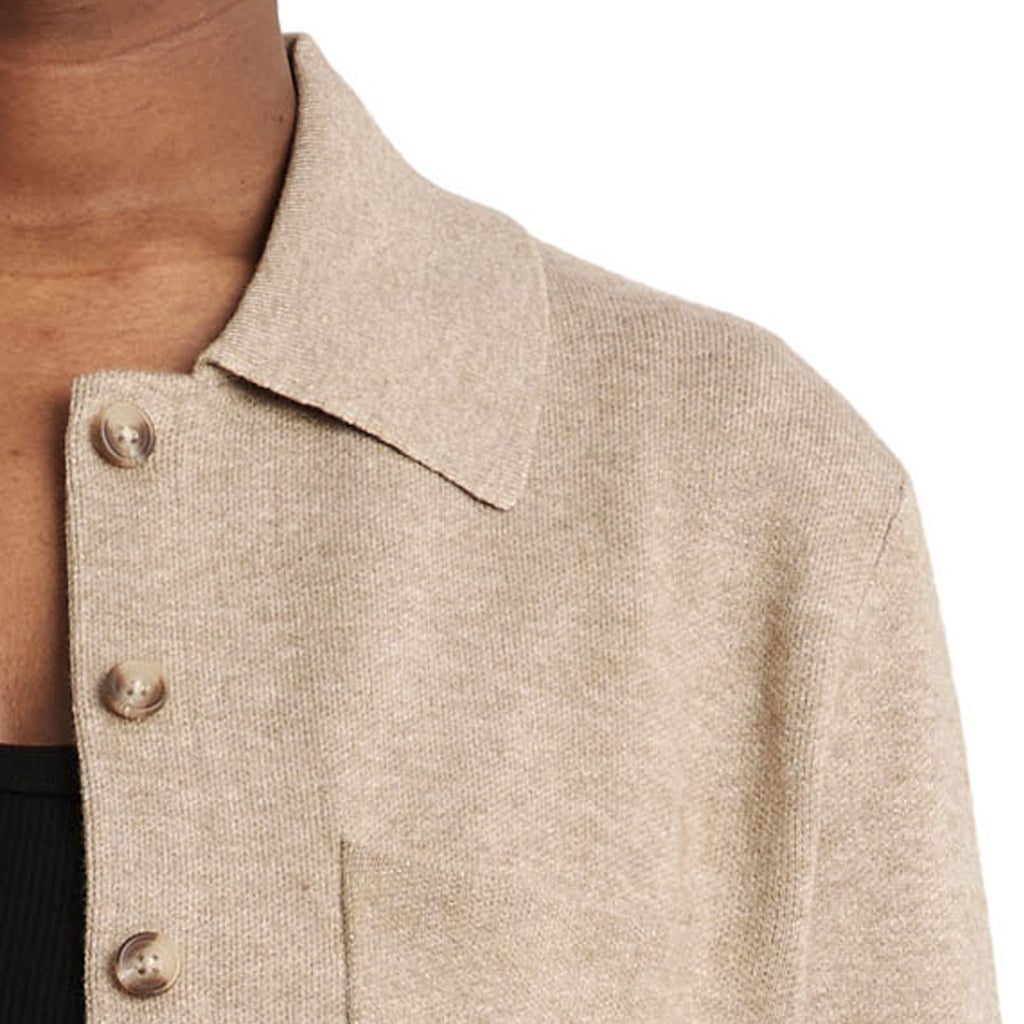 Como Vintage Women's Knit Shirt Jacket