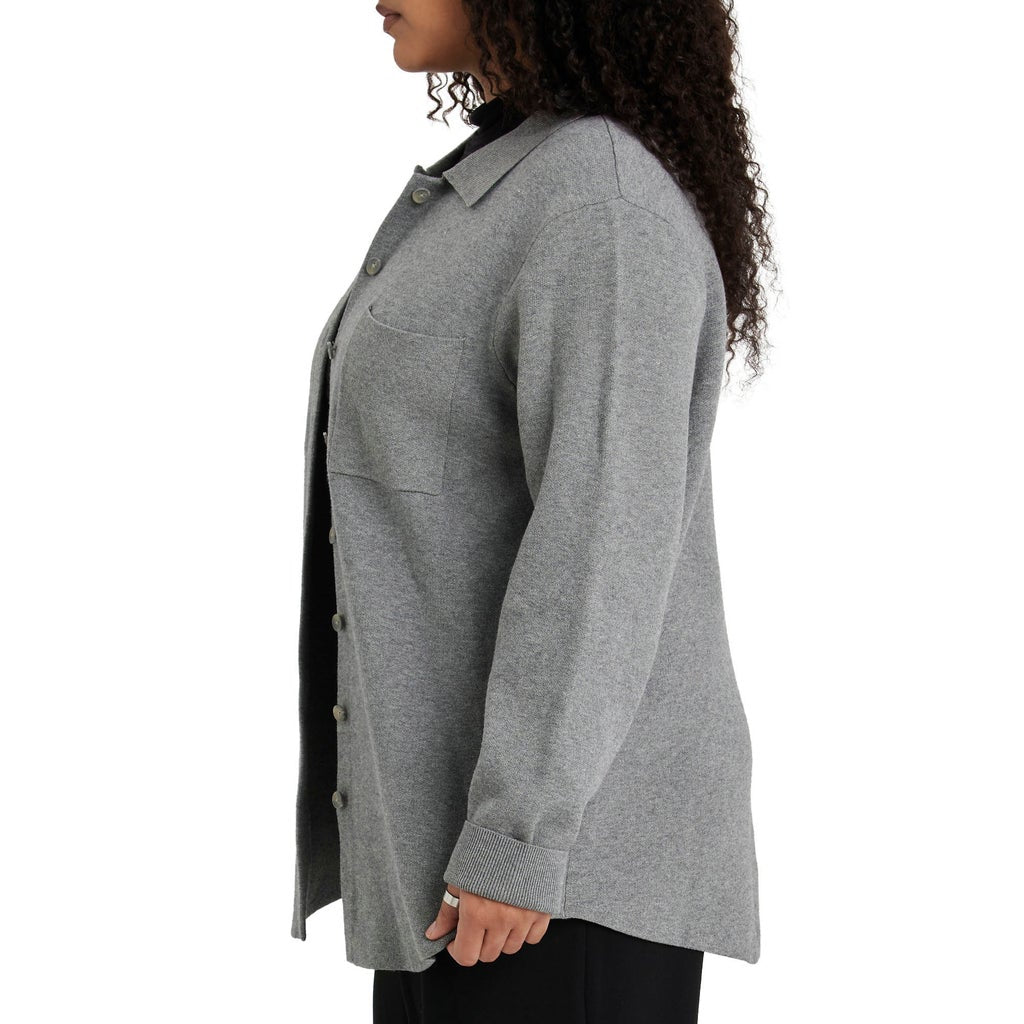 Como Vintage Women's Knit Shirt Jacket