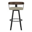 Amisco Lars Swivel Counter Stool