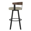 Amisco Lars Swivel Counter Stool