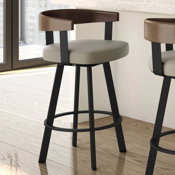 Amisco Lars Swivel Counter Stool