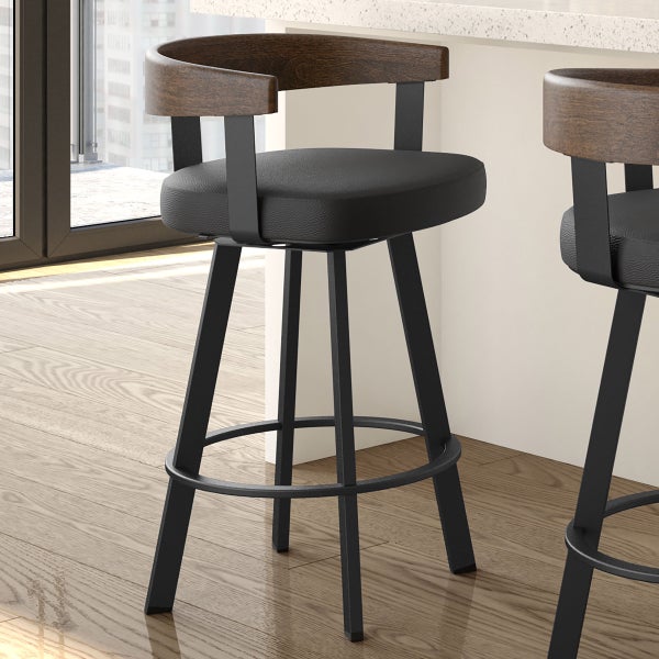 Amisco Lars Swivel Counter Stool