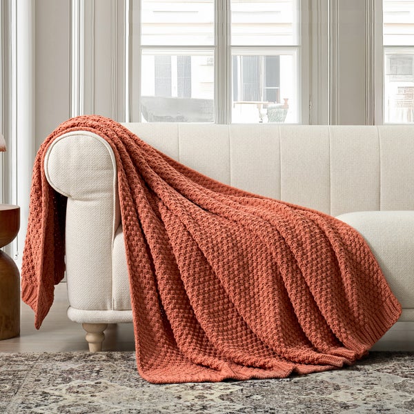 Evergrace Chenille Knit Throw