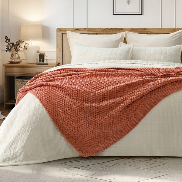 Evergrace Chenille Knit Throw